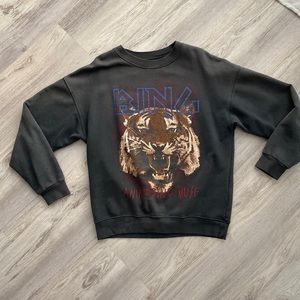 ANINE bing tiger gray sweatshirt xs